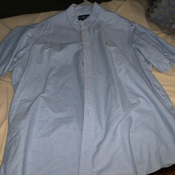 Light blue polo dress up shirt - Picture 1 of 2